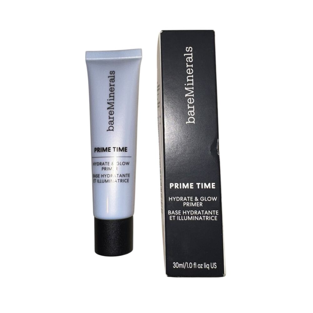 NEW Bareminerals Prime Time Hydrate & Glow Primer 1oz Makeup‎ Luxury Base